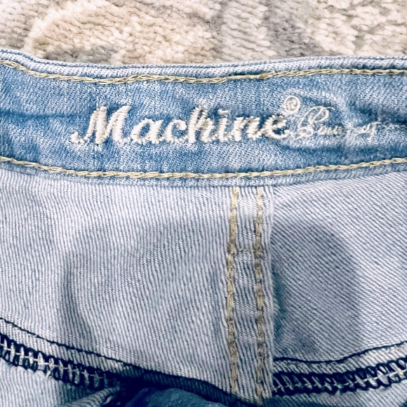 Machine Nouvelle Mode Italy Daisy Duke Distressed Ripped Vintage Jean Sh… - Picture 2 of 3